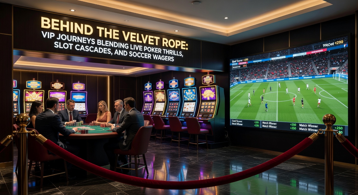 Dynamische Slot-Cascades auf einem Smartphone-Bildschirm, umgeben von Live-Poker-Chips und Fußball-Wettquoten der türkischen Süper Lig