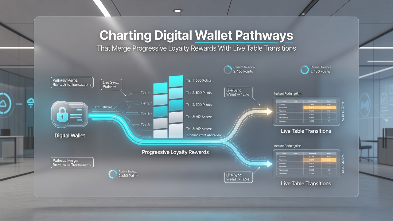 Live-Tisch-Übergänge und Treuebelohnungen über mobile Wallets