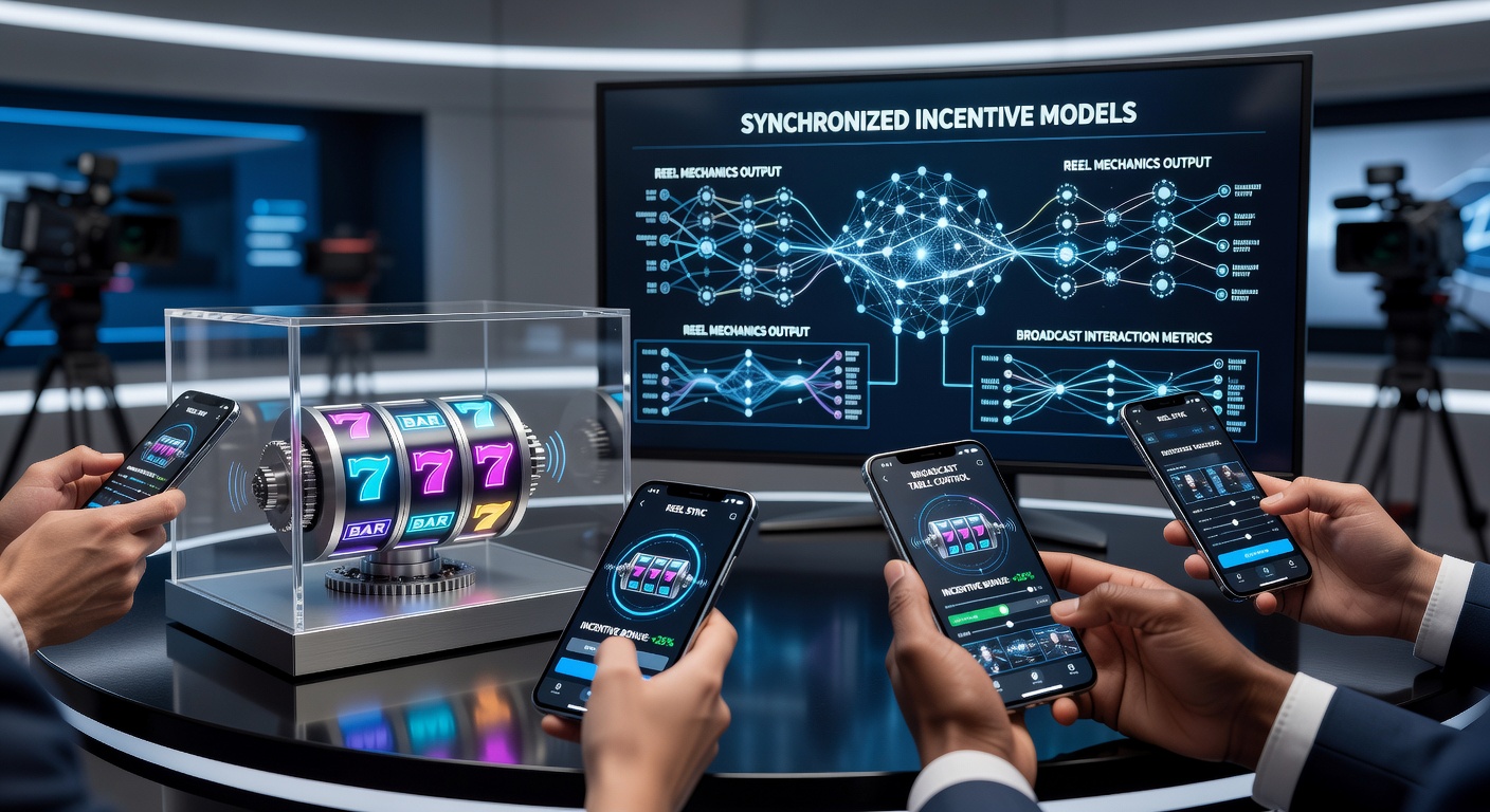 Smartphone zeigt synchronisierte Casino-Spiele mit Walzen und Live-Tischen