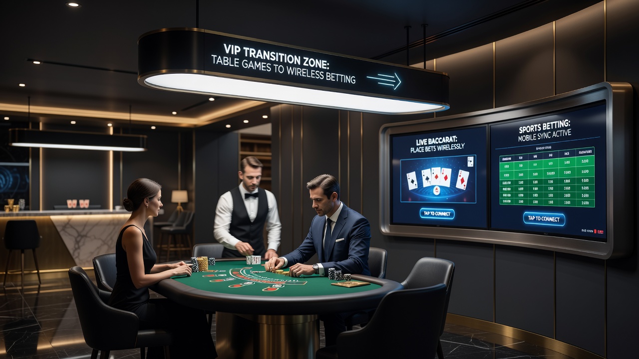 Mobile VIP-Übergänge zwischen Tischspielen und Sportwetten